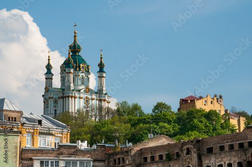 St. Andrew Church in Kiev, Ukraine