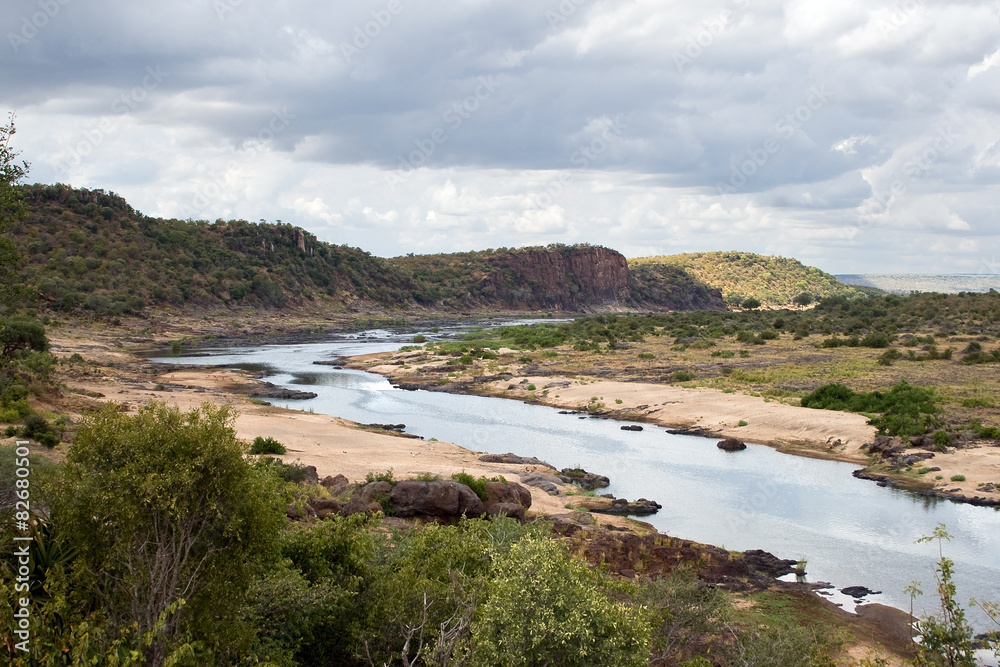 River in Kruger National Park, South Africa.