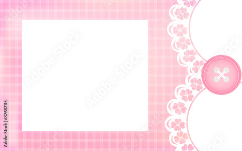 Baby girl shower card