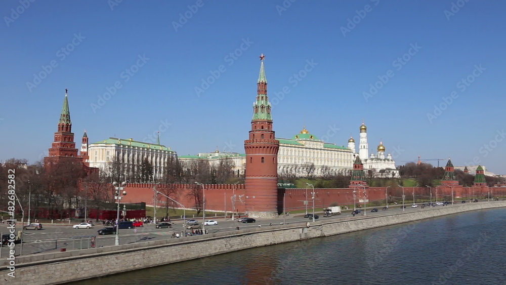 beautiful views of the Kremlin embankment beautiful views of the Kremlin embankment