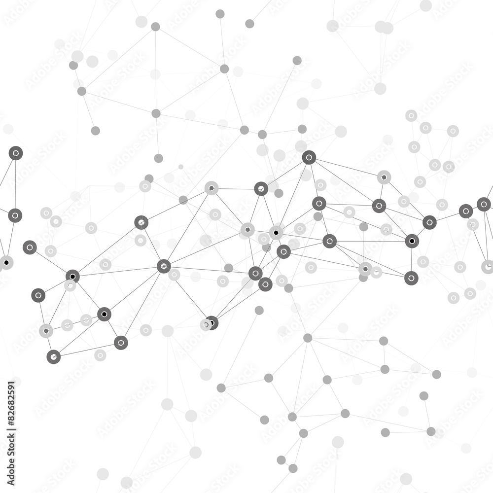 Molecule structure background, seamless pattern. Business Molecule structure background, seamless pattern. Business
