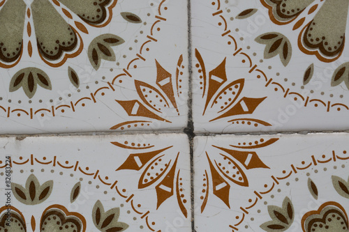 vintage ceramic tile