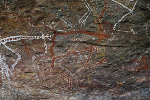 rock art galleries at Kakadu National Park photo