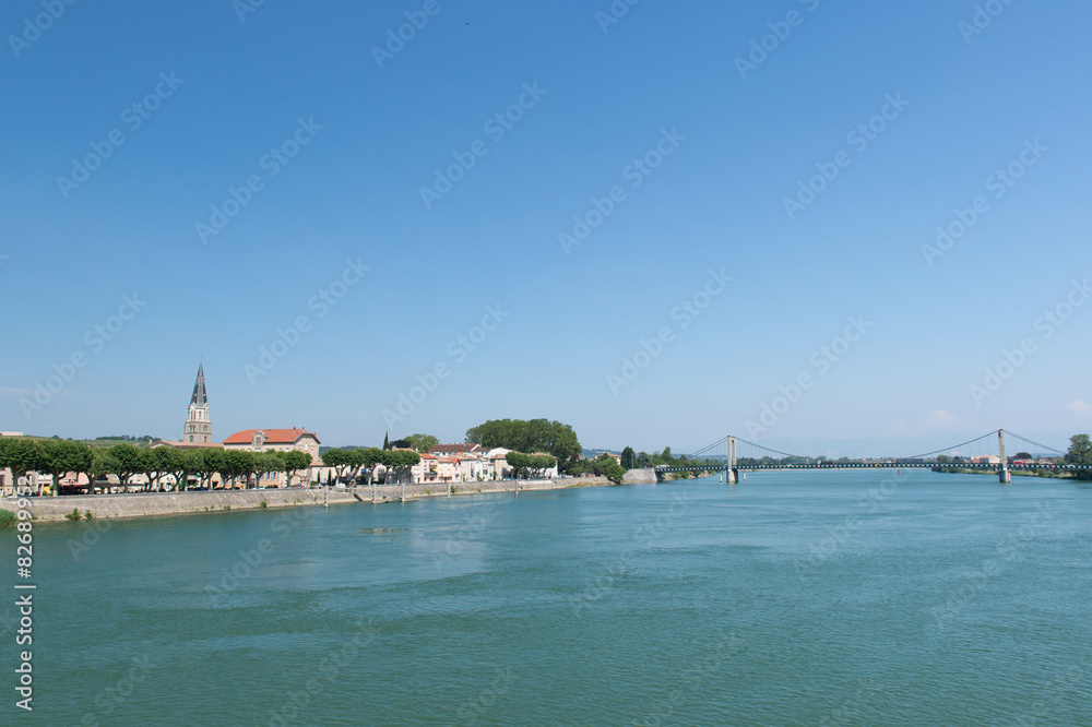 Fototapeta premium Tournon we Francji