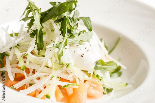 fresh salad with arugula
