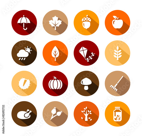 Autumn Icons © Anna Frajtova