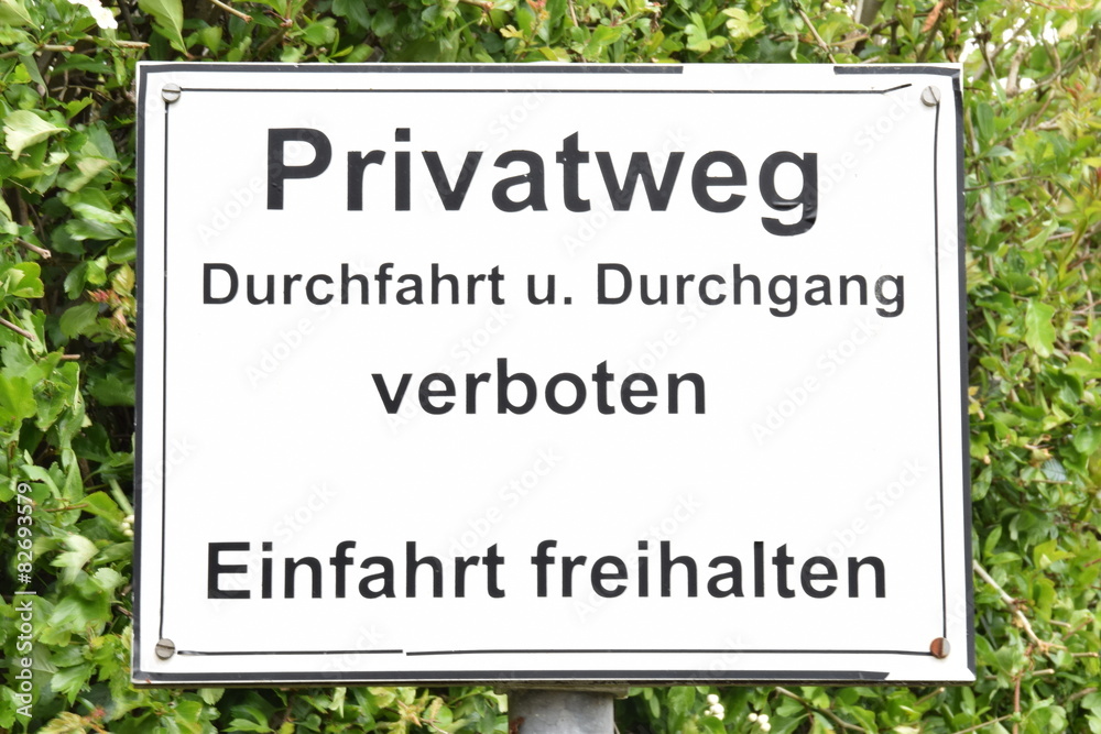 Privatweg Privatweg