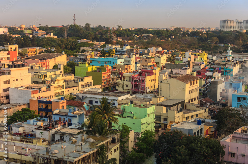 Bangalore City skyline, India