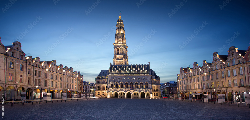 The heroes place in Arras, France