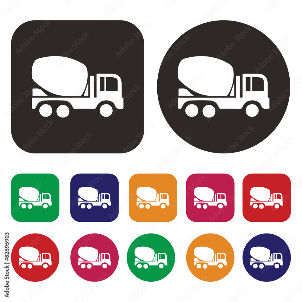 Tipper and Concrete truck Tipper and Concrete truck