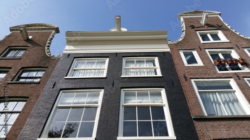 Amsterdam canal houses photo