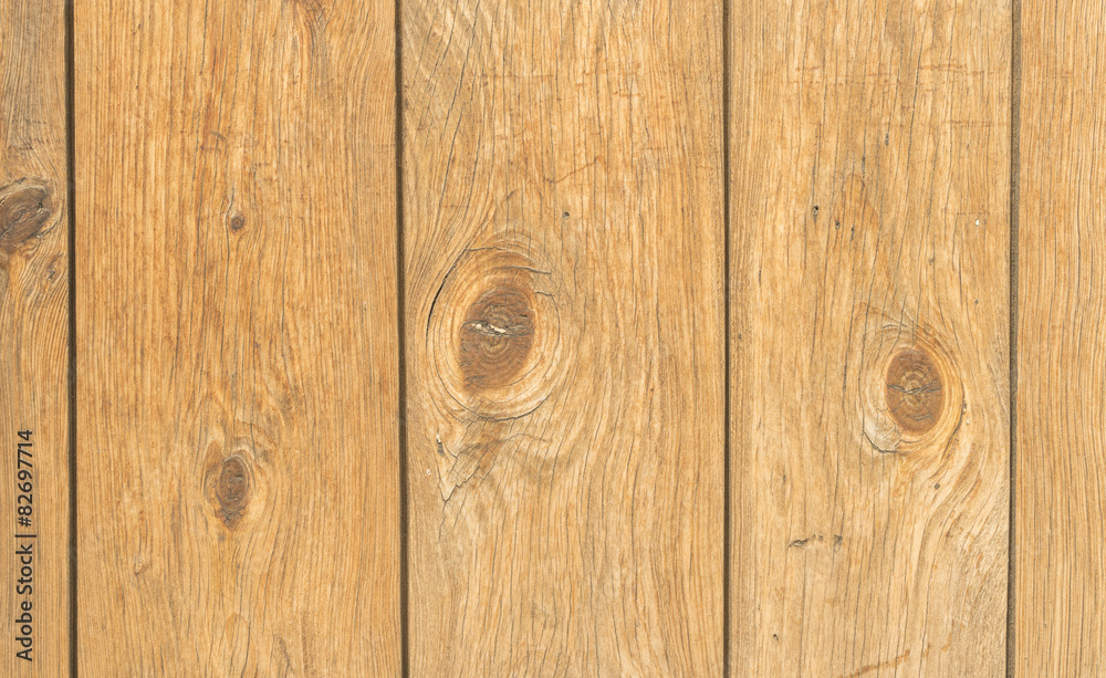 Naklejka premium Holzdielen hellbraun natur