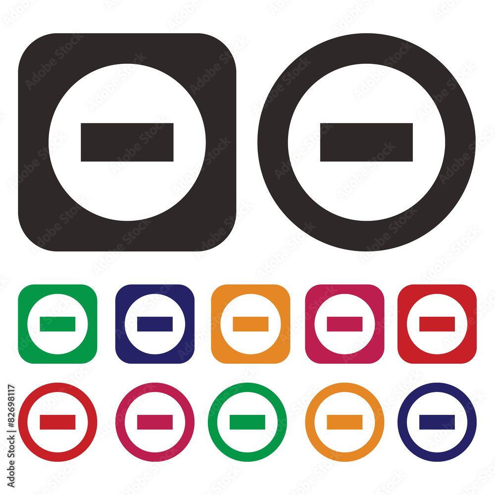 prohibiting sign icon prohibiting sign icon