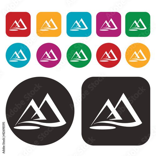 Free Download mountain icon - GFXLoad