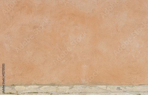 Hintergrundtextur - Farbe terrakotta photo