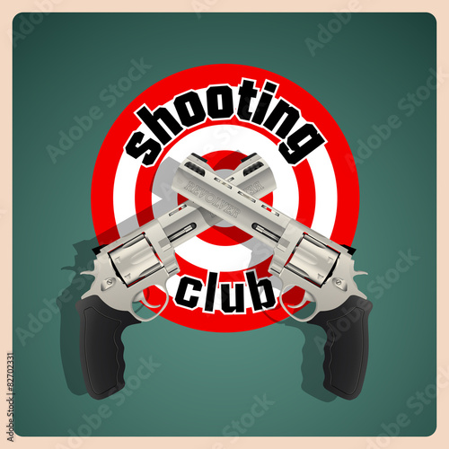 Revolver - shooting club logo