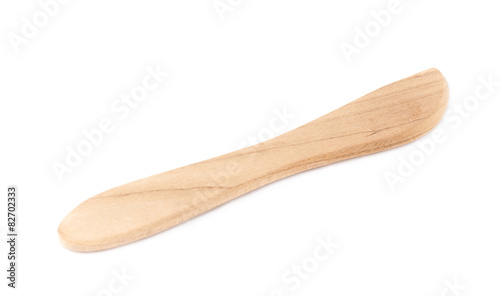 Quadro su tela Wooden butter spreader knife isolated