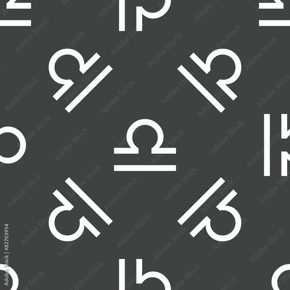 Libra symbol pattern Libra symbol pattern