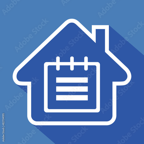 Logo maison et agenda.