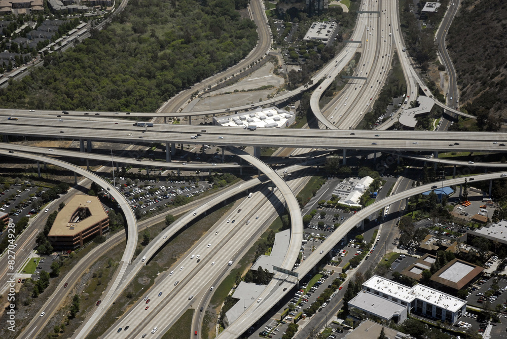 Naklejka premium San Diego Ifreeway interchange