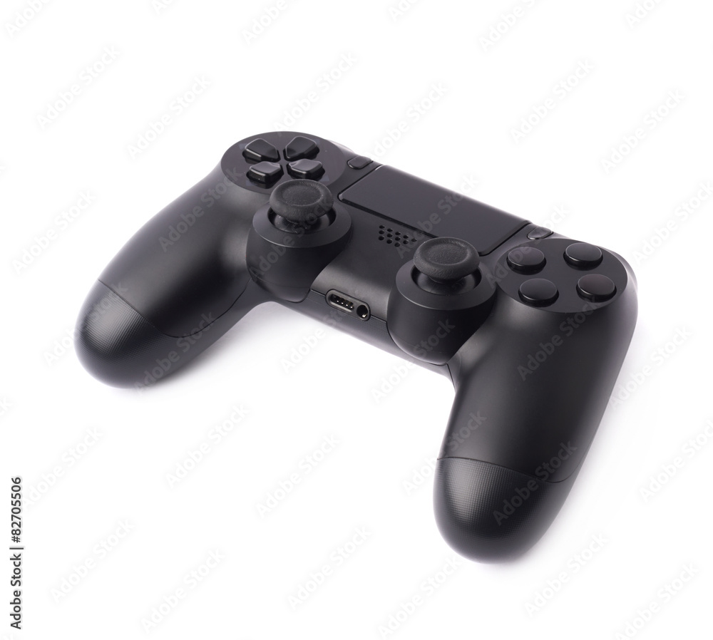 Gaming console controller isolated Gaming console controller isolated