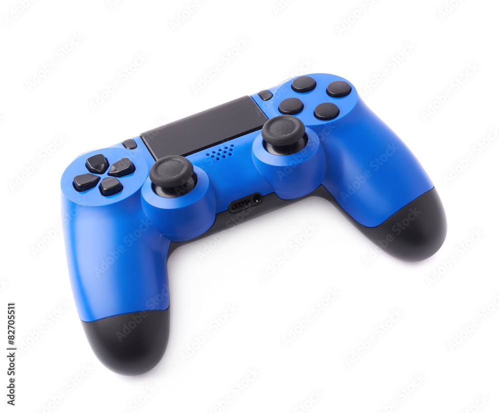 Gaming console controller isolated Gaming console controller isolated
