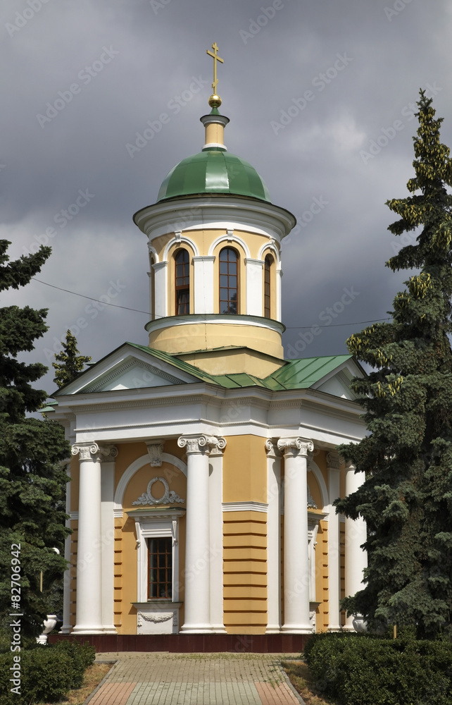 Chapel of the Archangel Michael on Wedding square. Dzerzhinsk 