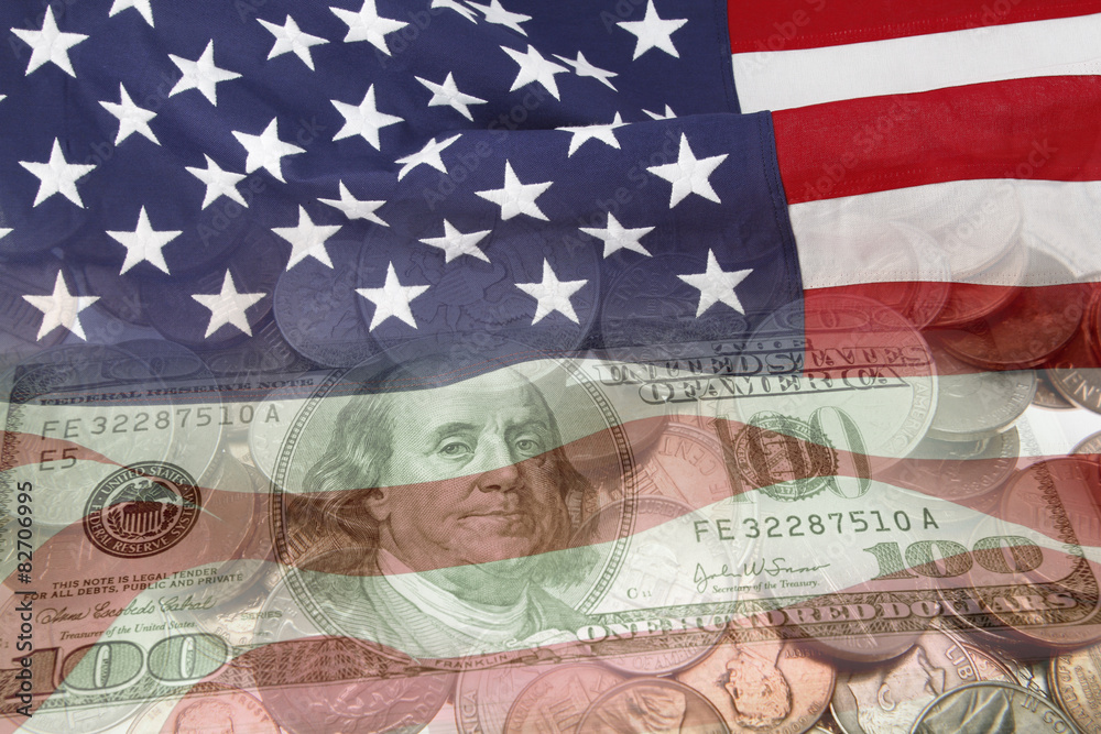 Fototapeta premium USA finance