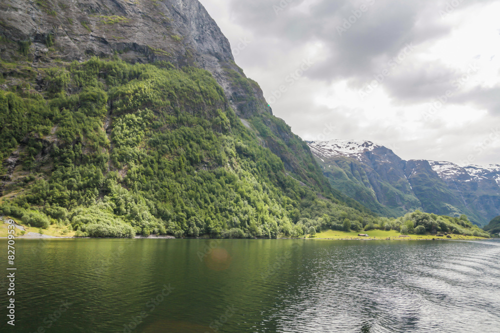 Mountains of the fjord, Norway