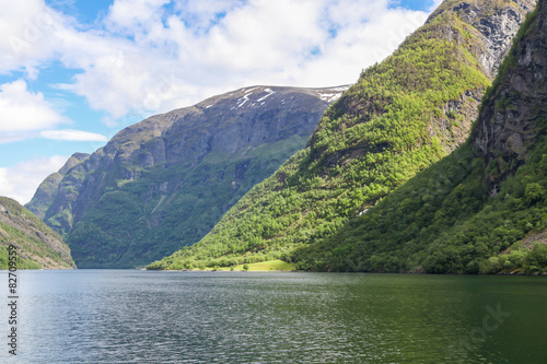 Mountain in the Sognefjord  Norway