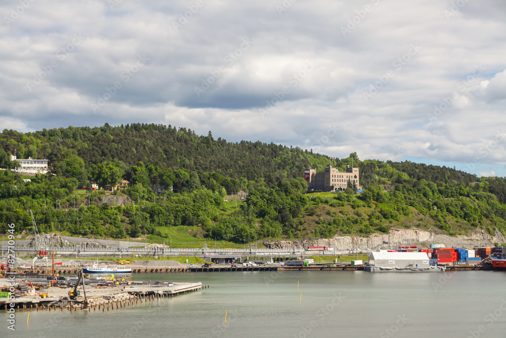 View of Atlantis Medisinske Hogskole, Medical College, Oslo