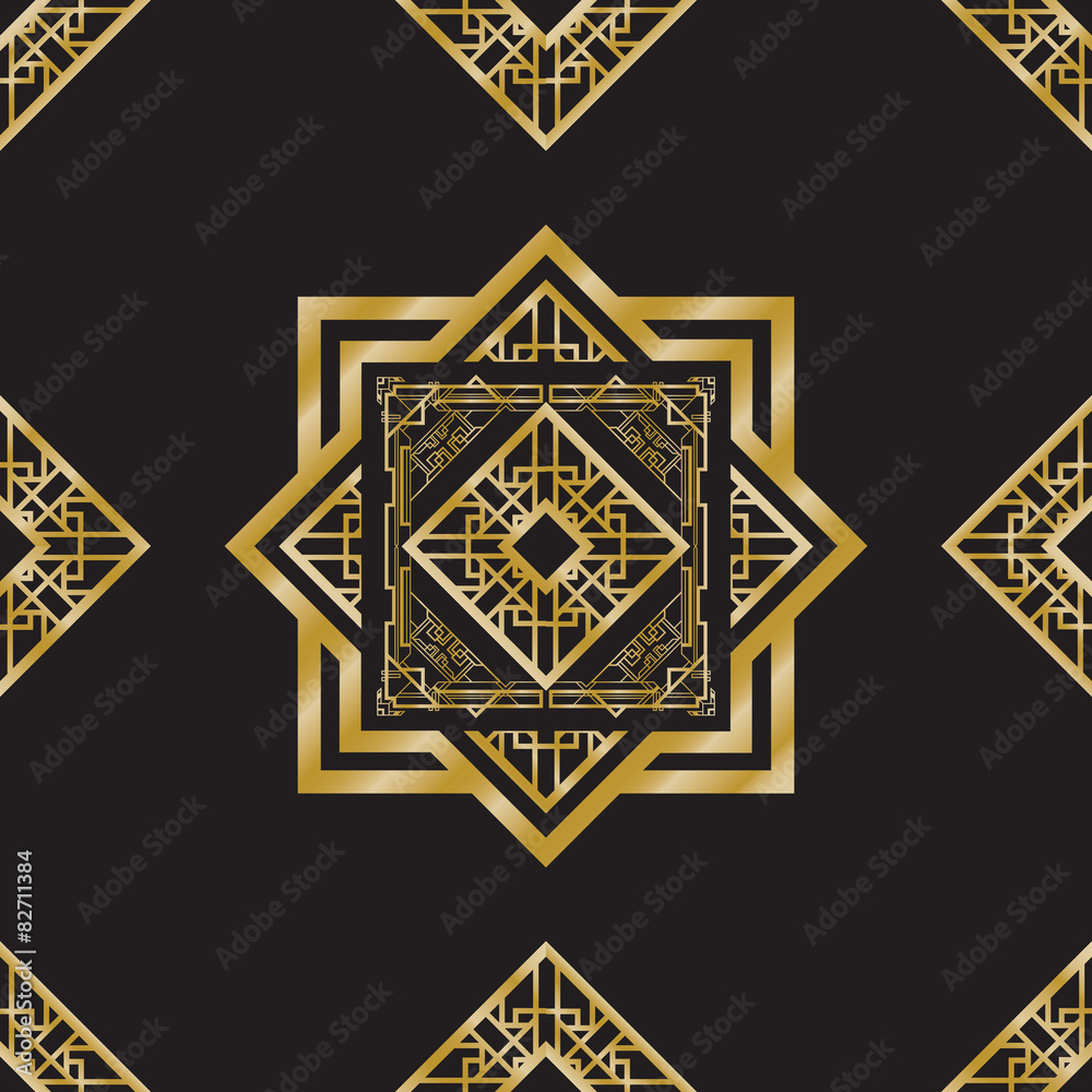 art deco abstract background