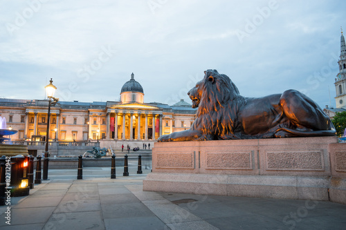 Trafalgar square, London photo