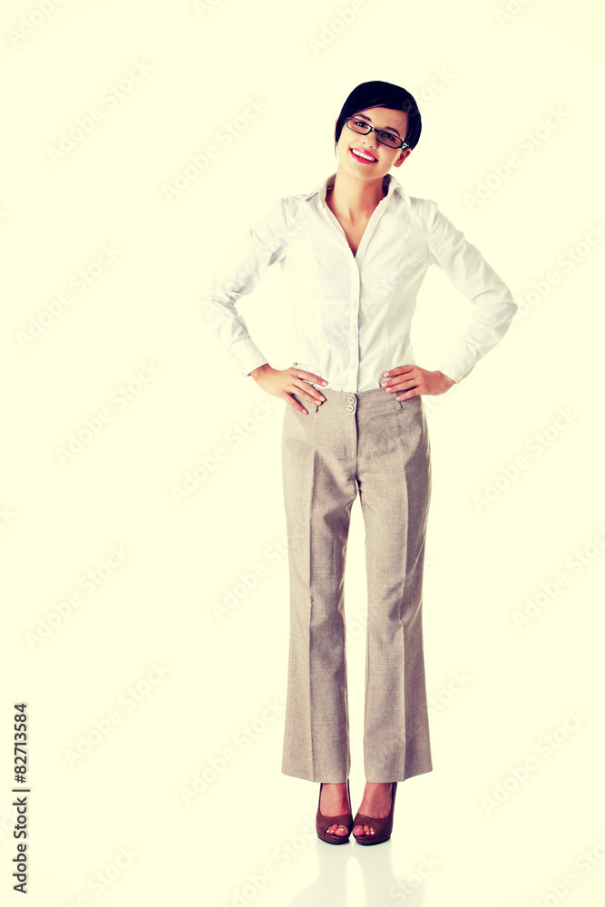 Attractive young businesswoman Attractive young businesswoman