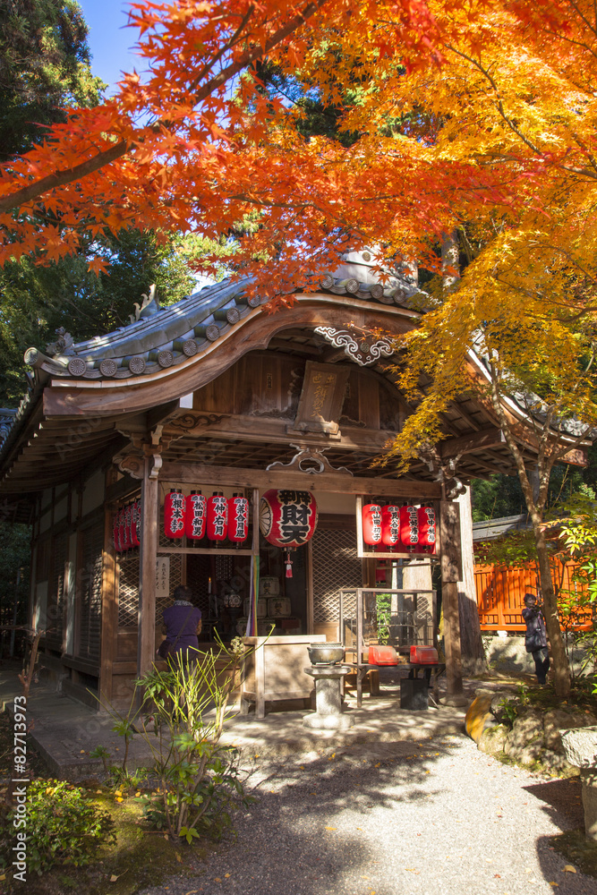 京都・赤山禅院の秋