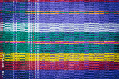 Thai style handcrafted textile made by silk from northeast, Thai
