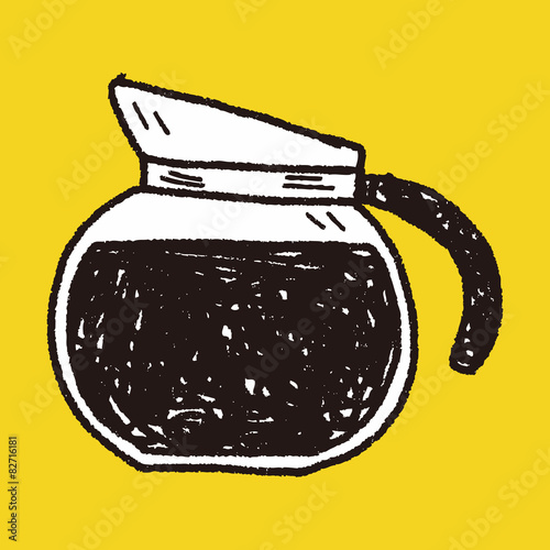 coffee doodle drawing