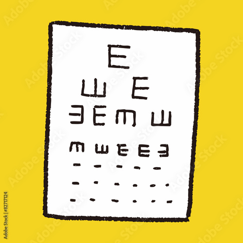 eye test doodle
