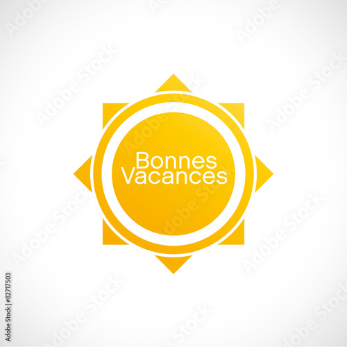carte, bonnes vacances