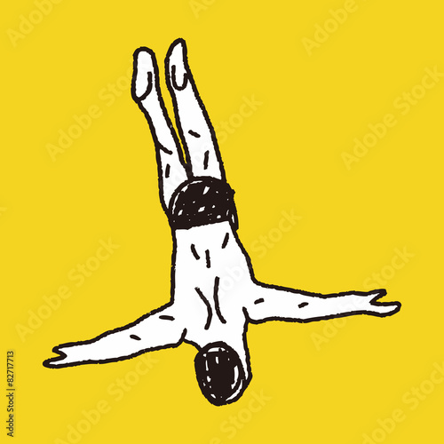 diving doodle
