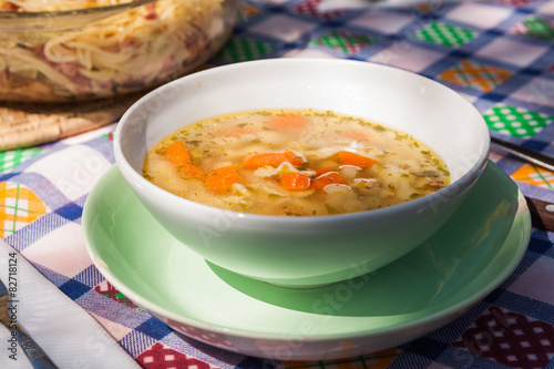 Soup in the sunshine - Hungarian broth