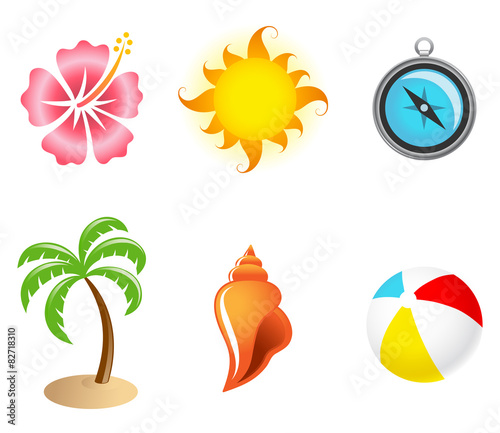 Tropical Icon Set