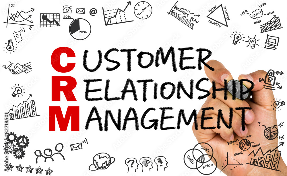 Obraz premium customer relationship management concept