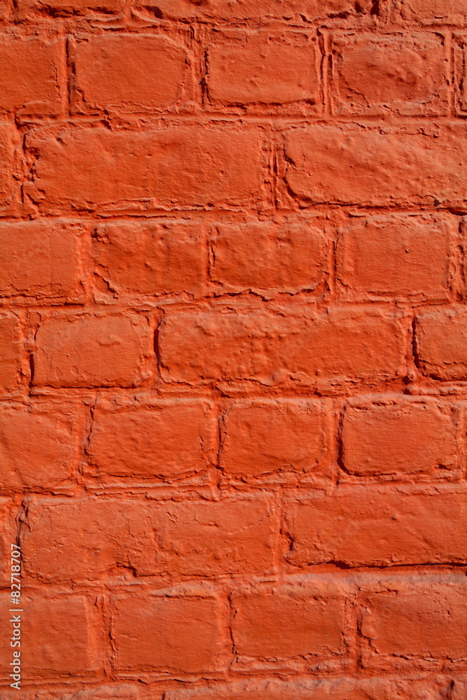 Mur de briques peint Mur de briques peint