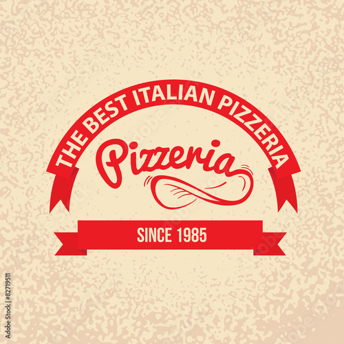 Italian cuisine Retro Vintage Label