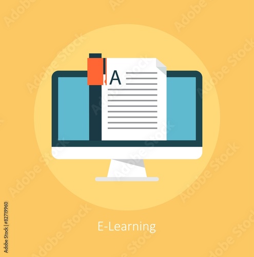 E-Learning concpt