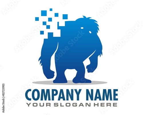 yeti character image vector
