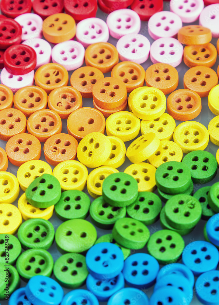 Obraz premium Mixed coloured bright buttons background