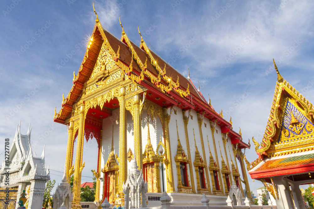 Beautiful Thai Temple Wat BangPi