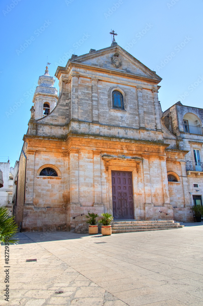 Church of St. Maria Addolorata. Locorotondo. Puglia. Italy. 